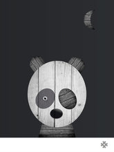 Ladda bilder till galleriet, Wood Panda Bear