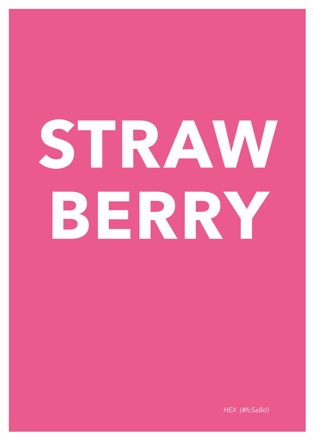 Strawberry Poster
