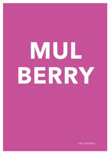 Mulberry Poster