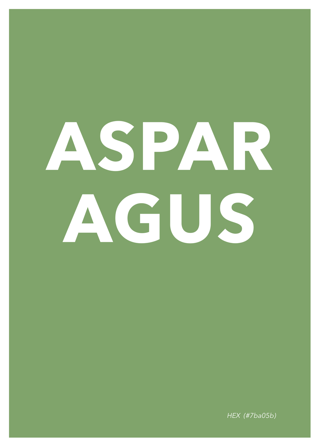 Asparagus Poster