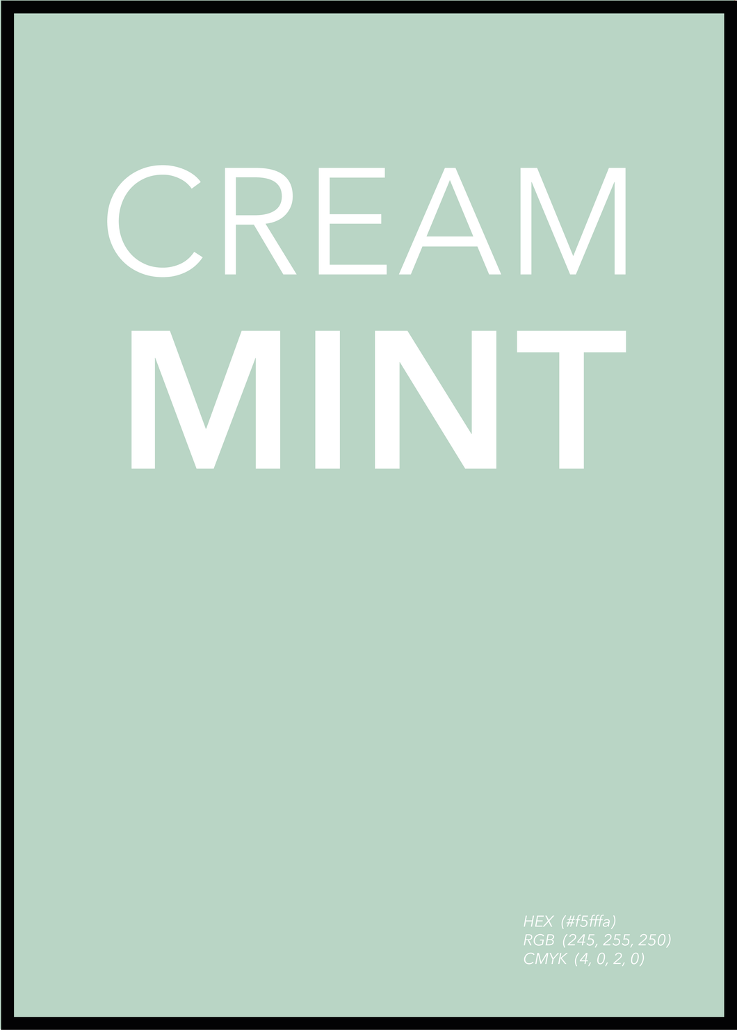 Cream Mint