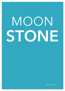 Moon Stone Poster