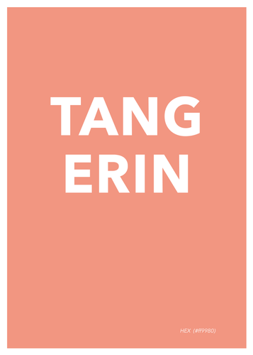Tangerin Poster