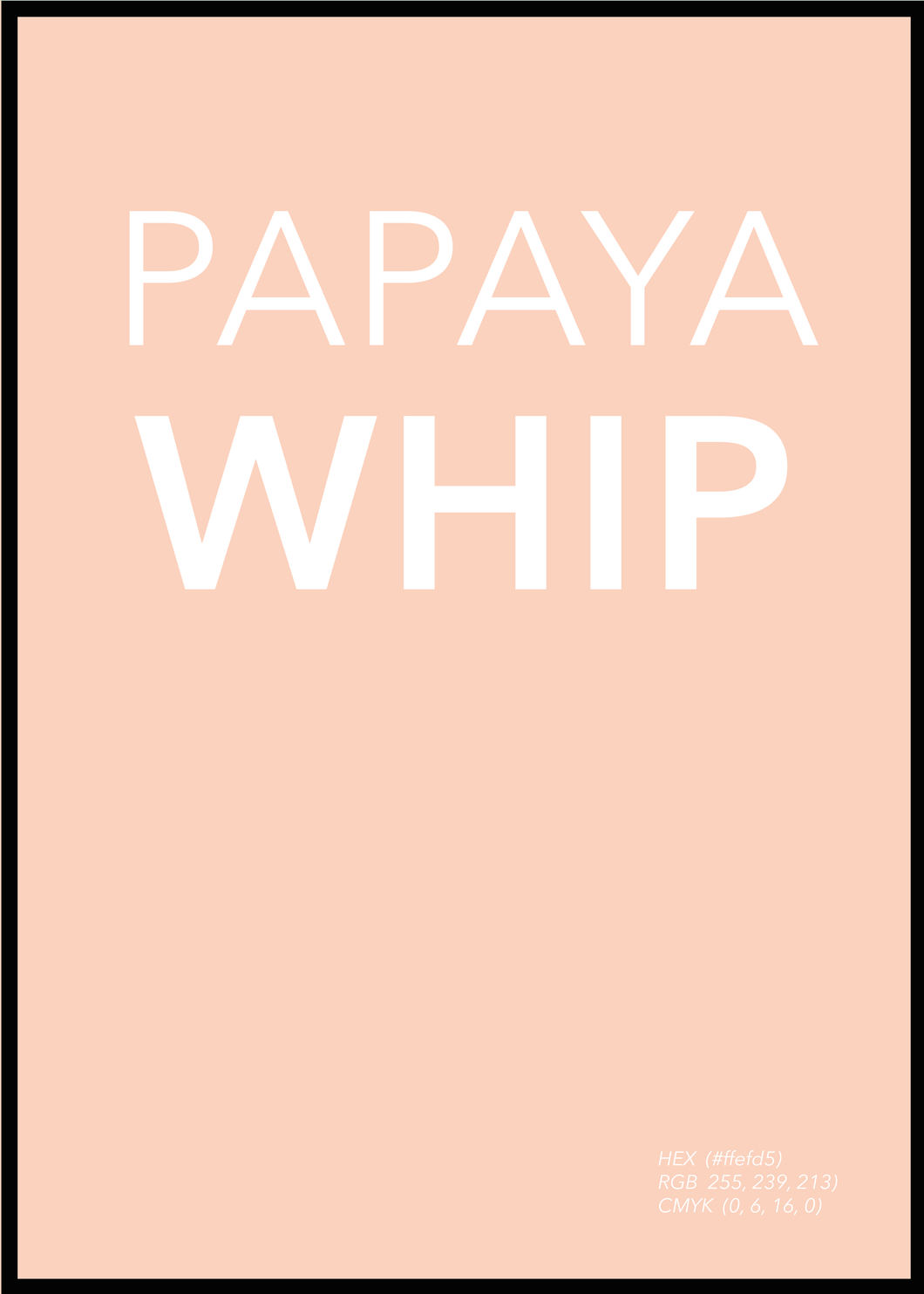 Papaya Whip