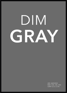 Dim Gray