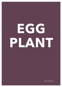 Eggplant Poster