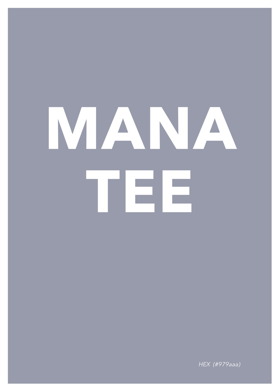 Manatee Poster