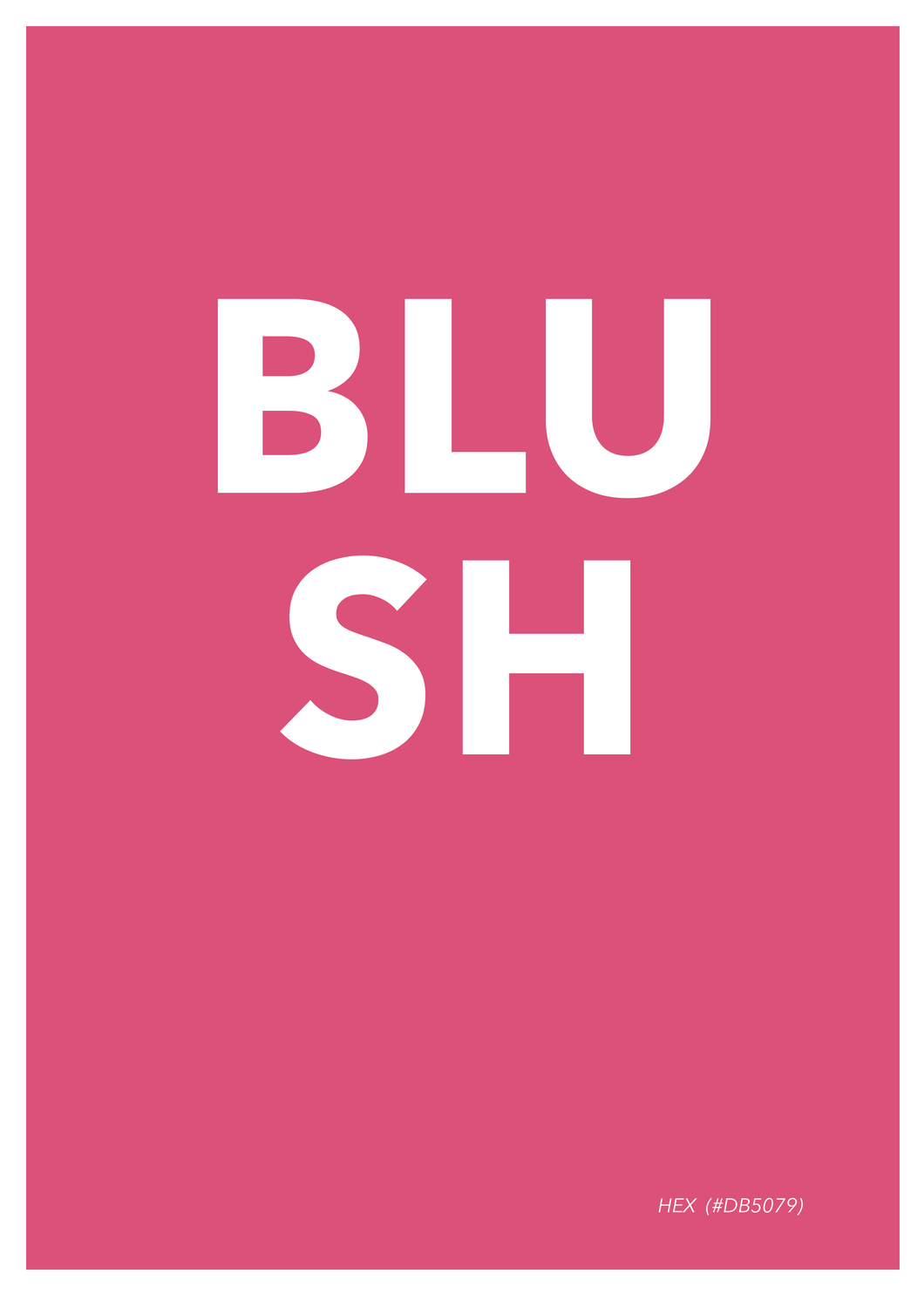 Blush Poster