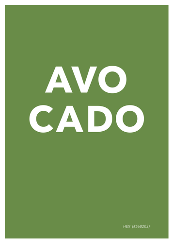 Avocado Poster