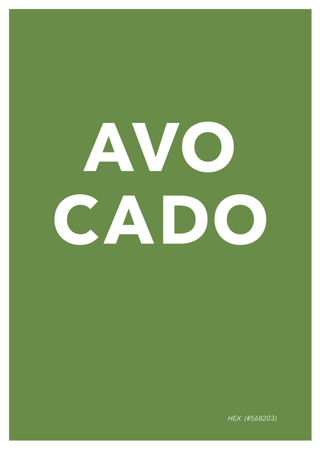 Avocado Poster