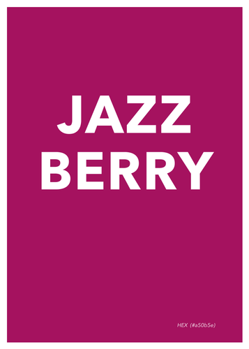Jazzberry Poster