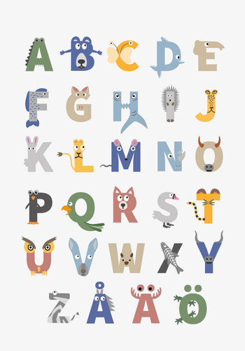 Alfabetet med djur