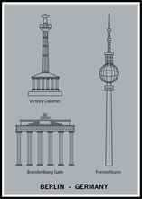 Ladda bilder till galleriet, Berlin-Germany poster