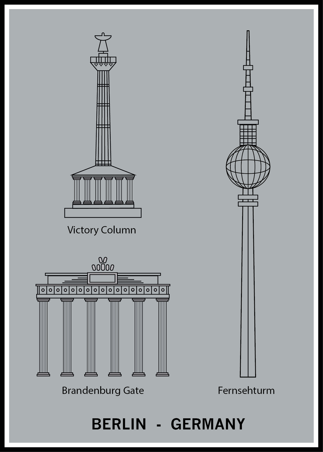 Berlin-Germany poster