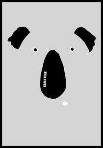 Grey koala Poster
