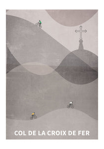 Col de la Croix de Fer poster - Tour de France