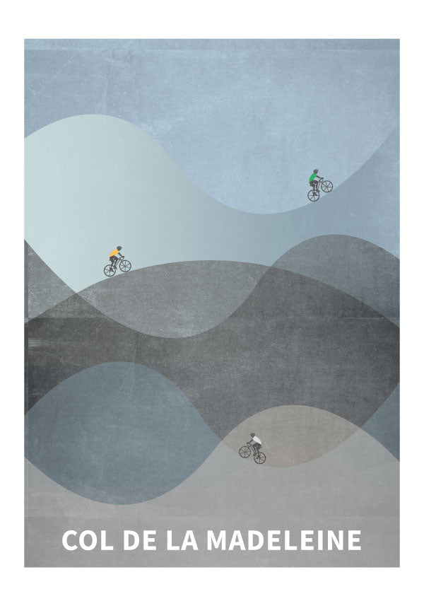 Col de la Madeleine poster - Tour de France