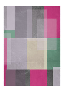 Rectangel pink poster