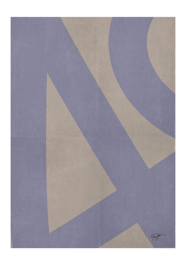 Lilac lines poster