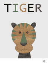 Ladda bilder till galleriet, Fabric Tiger