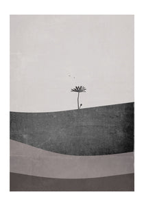 Horizon flower poster