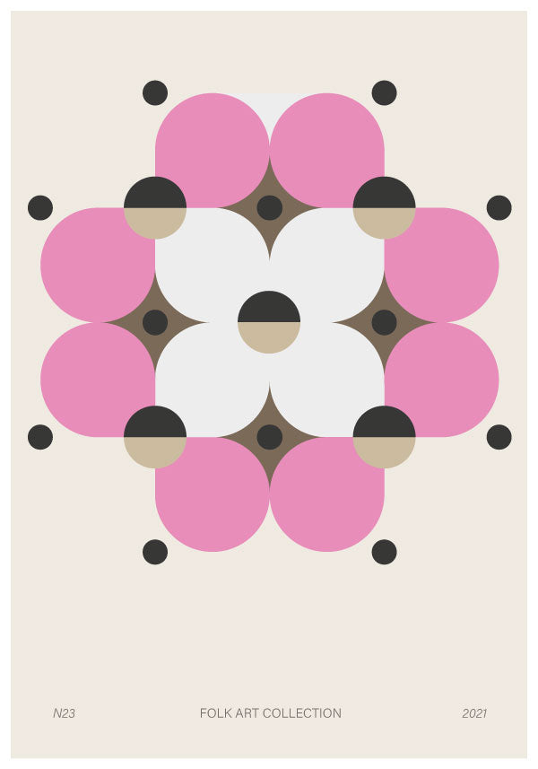 Scandinavian Folk Art Poster n23