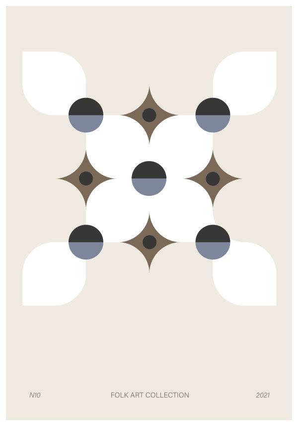 Scandinavian Folk Art Poster n10