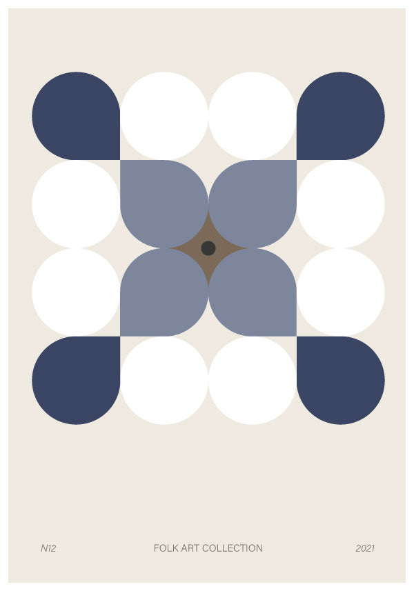 Scandinavian Folk Art Poster n12