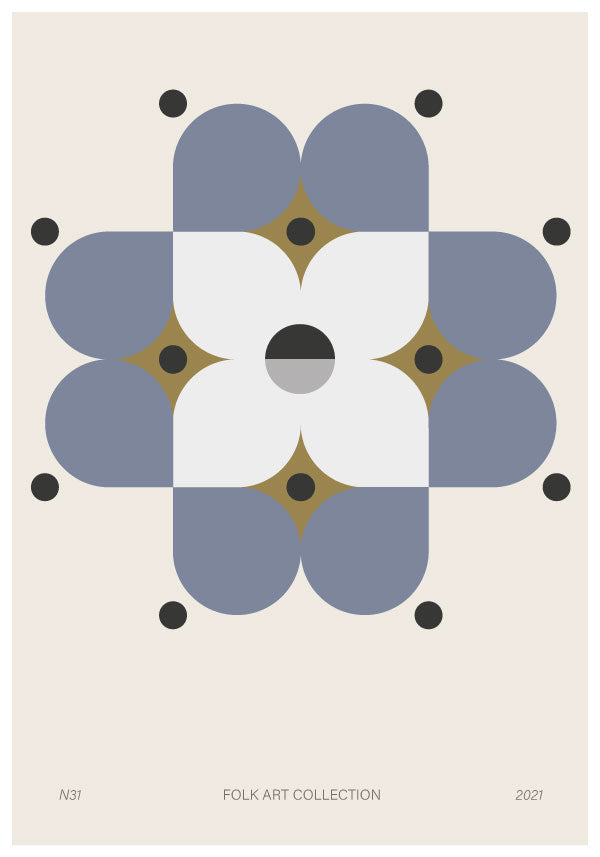 Scandinavian Folk Art Poster n31