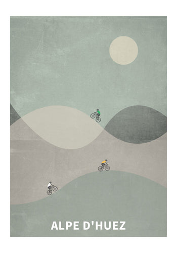 Alpe dHuez poster - Tour de France
