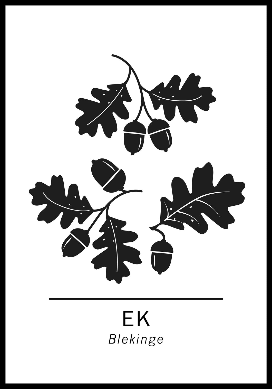 Ek, Blekinges landskapsträd