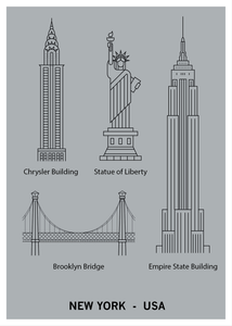 New York - USA poster