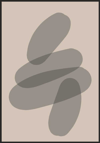 Dark beige stones