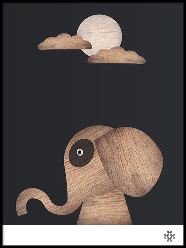 Wood Elephant, dark
