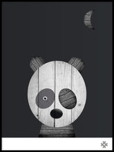Ladda bilder till galleriet, Wood Panda Bear