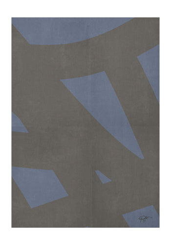 Beige lines poster